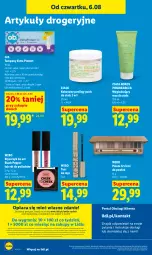 Gazetka promocyjna Lidl - Gazetka ważna od 6.08 do 8.08 - Gazetka - ważna od 08.08 do 08.08.2026 - strona 84 - produkty: Por, Mus, Gra, Błyszczyk do ust, Róż do policzków, Portal, Tusz, Tampony, Lack, Laur, Mola, Ziaja, Peeling, Paleta, Wibo, O.B., Kokos