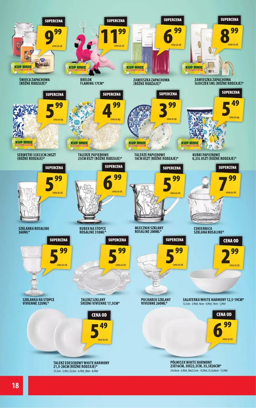 Gazetka promocyjna Arhelan - Gazetka - ważna 19.06 do 28.06.2026 - strona 18 - produkty: Cukier, Deser, Kubek, LANA, Papier, Salaterka, Ser, Serwetki, Szklanka, Talerz, Top