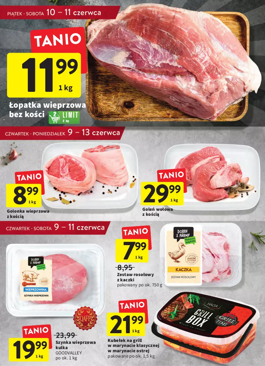 Gazetka promocyjna Intermarche - Okazjobranie - ważna 09.06 do 13.06.2022 - strona 19 - produkty: Golonka wieprzowa, Grill, Szynka, Szynka wieprzowa, Zestaw rosołowy z kaczki