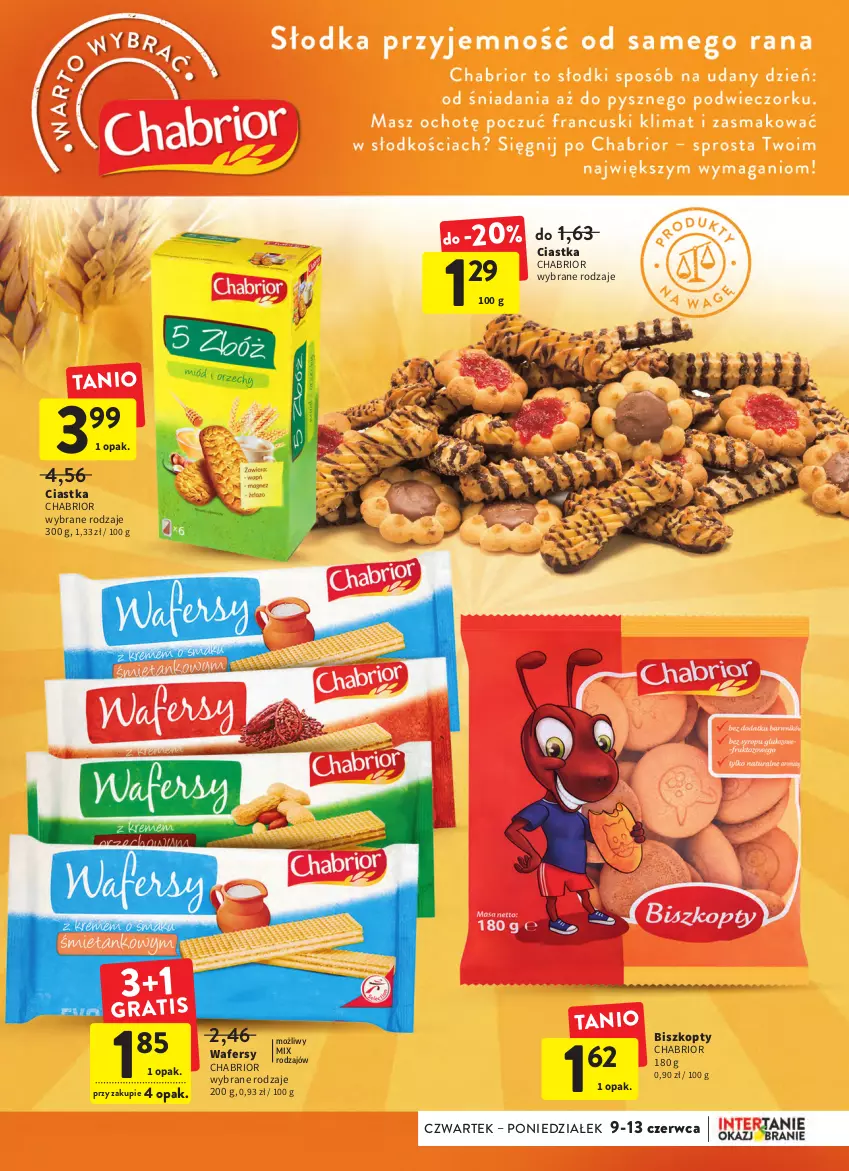 Gazetka promocyjna Intermarche - Okazjobranie - ważna 09.06 do 13.06.2022 - strona 27 - produkty: Biszkopty, Chabrior, Ciastka