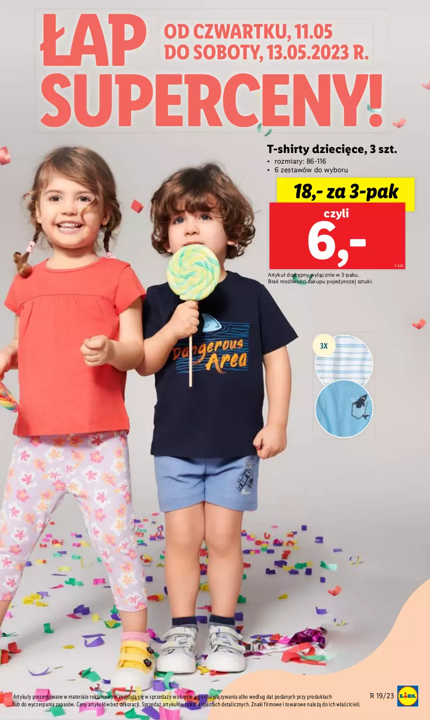 Gazetka promocyjna Lidl - GAZETKA - ważna 11.05 do 13.05.2023 - strona 41 - produkty: Dzieci