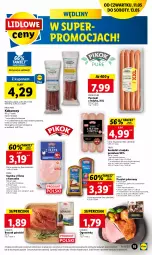 Gazetka promocyjna Lidl - GAZETKA - Gazetka - ważna od 13.05 do 13.05.2023 - strona 19 - produkty: Piec, Kurczak, Ser, Pur, Parówki, Pasztet, Serdelki, Parówki z indyka, Szynka, PIKOK, Boczek, Kabanos, Ogonówka