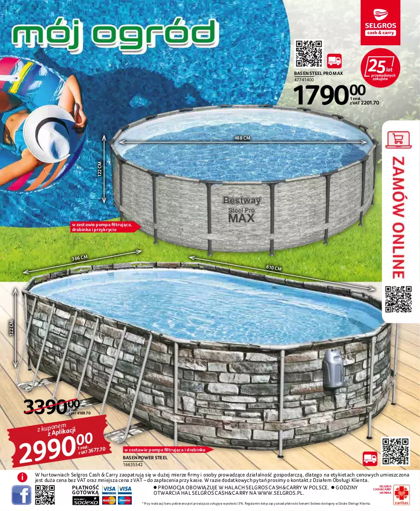 Gazetka promocyjna Selgros - Katalog Baseny - ważna 19.05 do 01.06.2022 - strona 3 - produkty: Inka, LG, Sok
