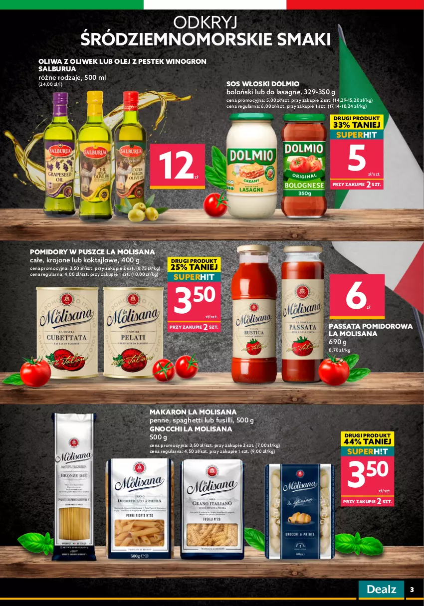 Gazetka promocyjna Dealz - Nowa gazetka Dealz - sprawdź ofertę! - ważna 06.10 do 19.10.2021 - strona 3 - produkty: Baton, Bounty, Cukier, Cukierki, Gnocchi, Herbata, Herbata czarna, Inka, Isana, Kawa, Kawa zbożowa, Kawa ziarnista, Kubek, Lasagne, Lavazza, Makaron, Mars, Milka, Olej, Oliwa z oliwek, Penne, Pomidory, Snickers, Sos, Spaghetti, Stek, Torebka, Twix, Wino