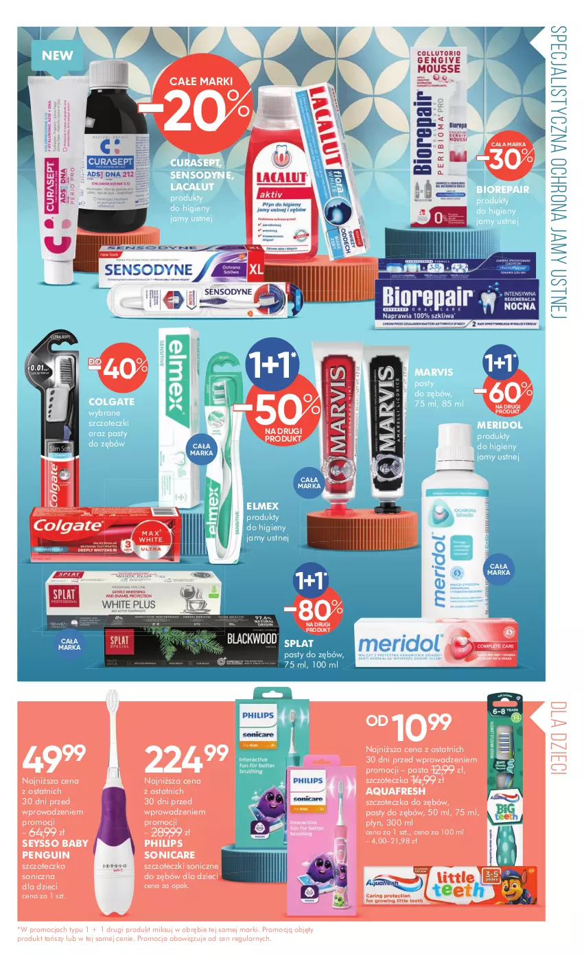 Gazetka promocyjna Super Pharm - Gazetka - ważna 19.03 do 01.04.2025 - strona 5 - produkty: Aquafresh, Biorepair, Colgate, Dzieci, Elmex, Lacalut, LG, Philips, Sensodyne, Seysso, Szczoteczka, Szczoteczka do zębów, Szczoteczka soniczna