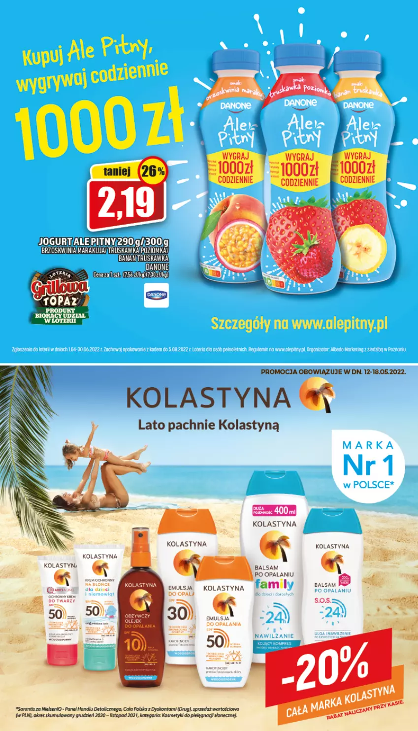 Gazetka promocyjna Topaz - Gazetka - ważna 12.05 do 18.05.2022 - strona 11 - produkty: Emulsja, Kosmetyki do pielęgnacji, Top