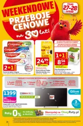 Gazetka promocyjna Auchan - Gazetka 30 Lat Hipermarket Auchan - Gazetka - ważna od 04.03 do 04.03.2026 - strona 2 - produkty: Piwo, Tchibo, LED TV, Gra, Kasztelan, Kawa mielona, Pasta do zębów, Kawa, Colgate, LG, Fa
