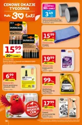Gazetka promocyjna Auchan - Gazetka 30 Lat Hipermarket Auchan - Gazetka - ważna od 04.03 do 04.03.2026 - strona 36 - produkty: Duracell, Taśma montażowa, Tran, Preparat do czyszczenia, Płyn do spryskiwaczy, Olej, LG, K2