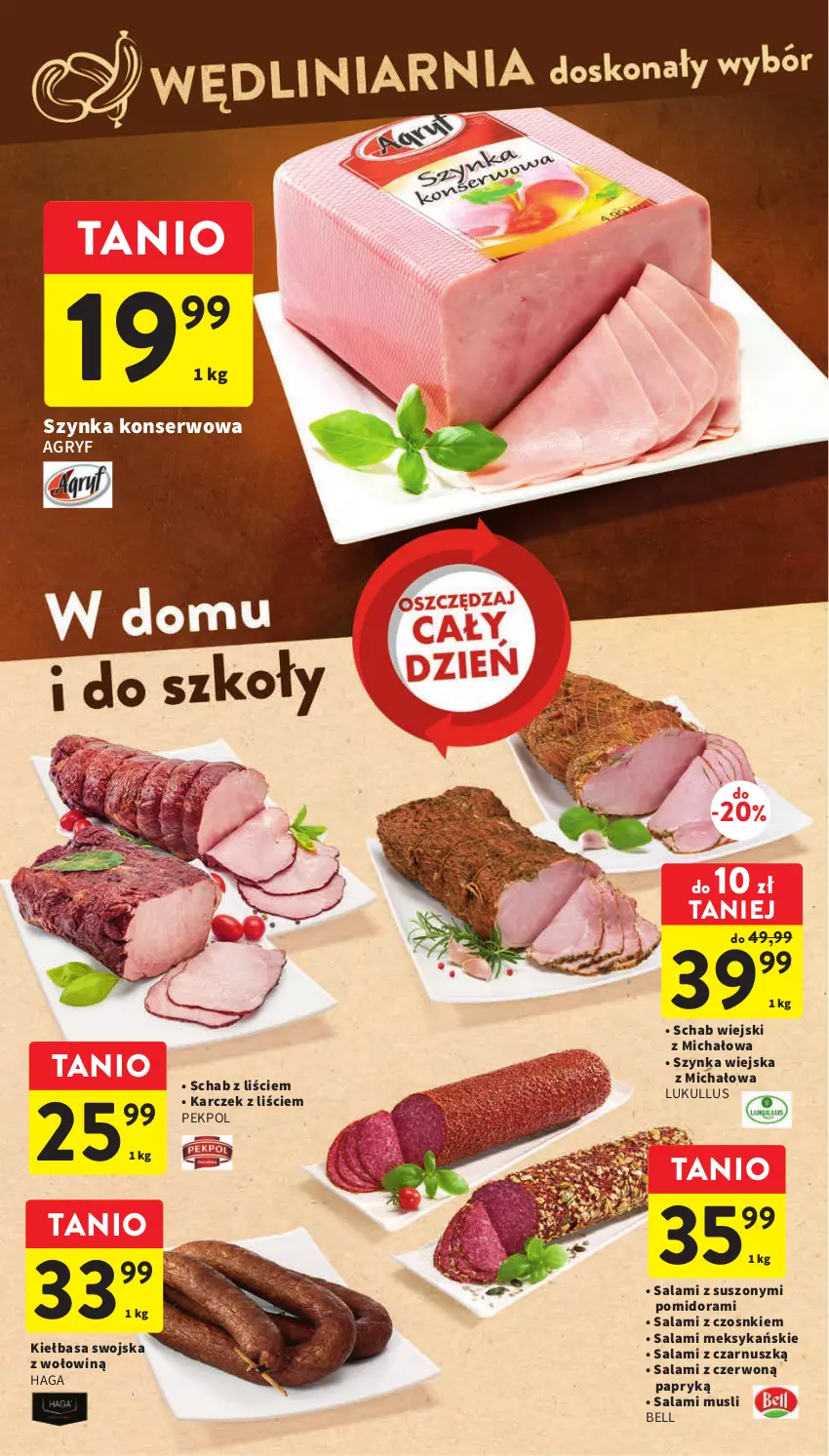 Gazetka promocyjna Intermarche - Gazetka Intermarche - ważna 16.03 do 22.03.2023 - strona 22 - produkty: Bell, Gry, Kiełbasa, Mus, Pekpol, Salami, Ser, Szynka, Szynka konserwowa