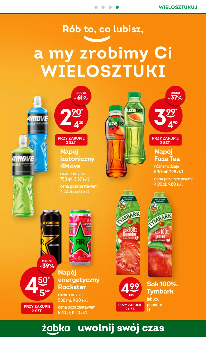 Gazetka promocyjna Żabka - ważna 26.10 do 01.11.2022 - strona 11 - produkty: Napój, Napój energetyczny, Napój izotoniczny, Sok, Tymbark