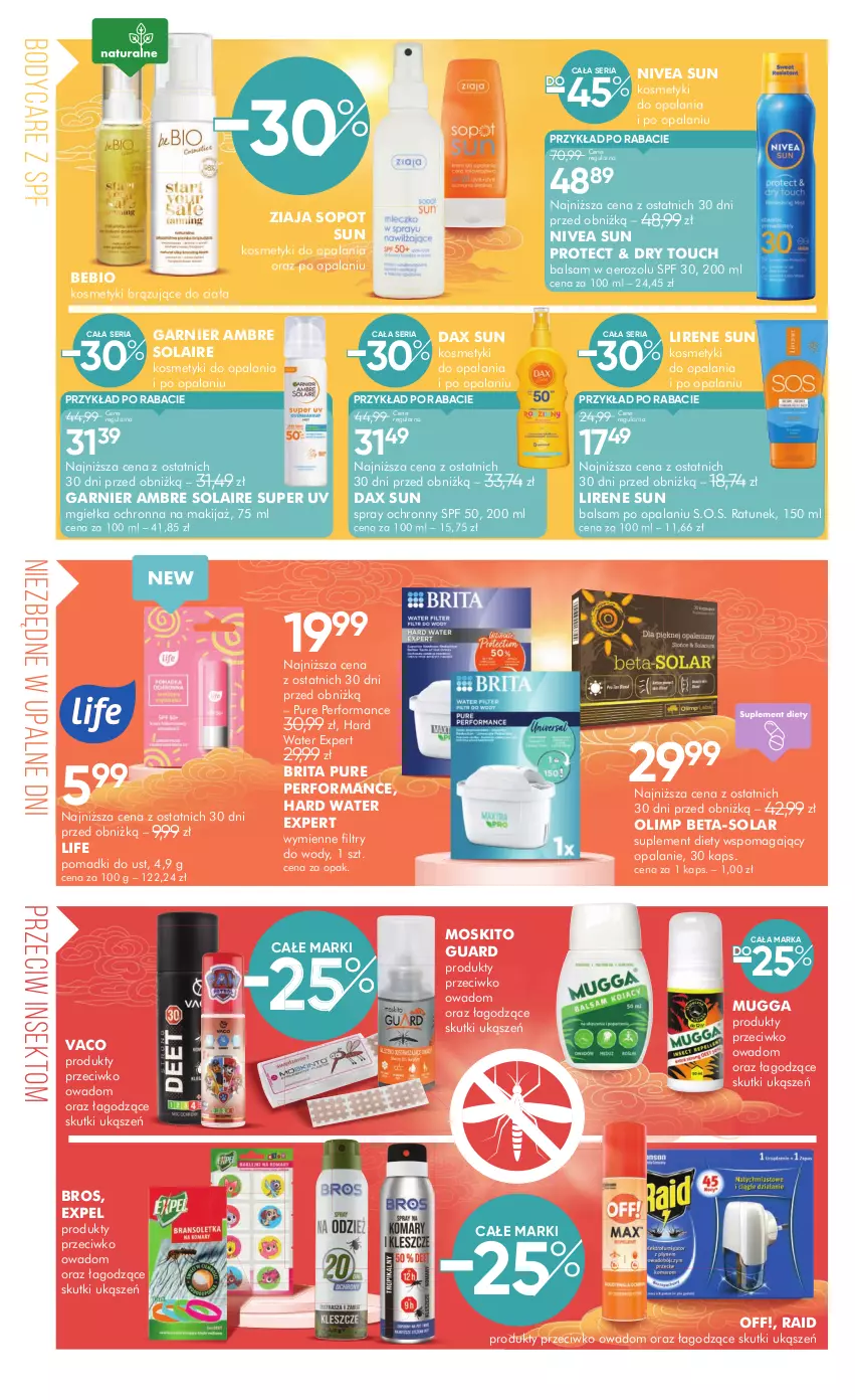 Gazetka promocyjna Super Pharm - Gazetka - ważna 04.06 do 17.06.2025 - strona 4 - produkty: Body, Brit, Brita, DAX, Garnier, Lirene, Makijaż, Nivea, Pur, Ser, Suplement diety, Ziaja