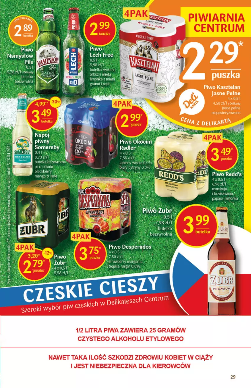 Gazetka promocyjna Delikatesy Centrum - ważna 10.06 do 16.06.2021 - strona 29 - produkty: Arbuz, Cytryny, Gin, Gra, Granat, Lack, Limonka, Namysłów, Napój, Piwo, Radler, Tequila