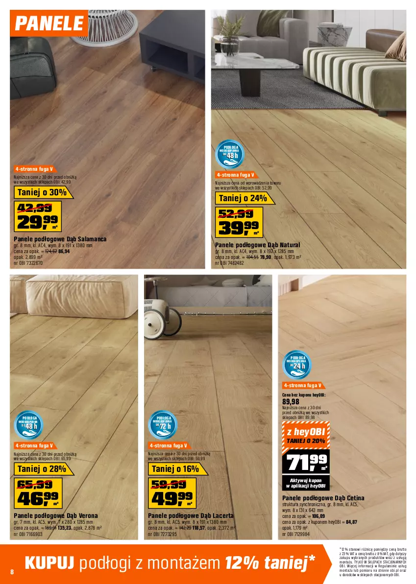 Gazetka promocyjna Obi - Gazetka OBI - ważna 19.02 do 10.03.2026 - strona 8 - produkty: Acer, Deska podłogowa, Podkład, Por