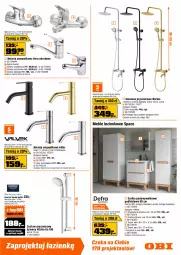 Gazetka promocyjna Obi - Gazetka OBI - Gazetka - ważna od 10.03 do 10.03.2026 - strona 13 - produkty: Kabina prysznicowa, Kompakt WC, Bateria umywalkowa, Zestaw prysznicowy, Bateria prysznicowa, Top, Sok, Ser, Mop, Bateria kuchenna, Słupek, Kosz, Deska wolnoopadająca, Meble łazienkowe, Uchwyty, Tran, Szafka, Bateria wannowa, Bateria, Brodzik, Umywalka, Meble, Miska, Hobby, Lakier