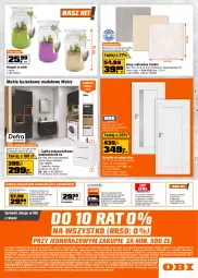 Gazetka promocyjna Obi - Gazetka OBI - Gazetka - ważna od 10.03 do 10.03.2026 - strona 16 - produkty: Top, Sok, Hiacynt, Skrzydło drzwiowe, Kosz, Meble łazienkowe, Szafka, Umywalka, Drzwi, Gres, Metro, Meble, Sprzedawcy, Hobby, Lakier, Fa