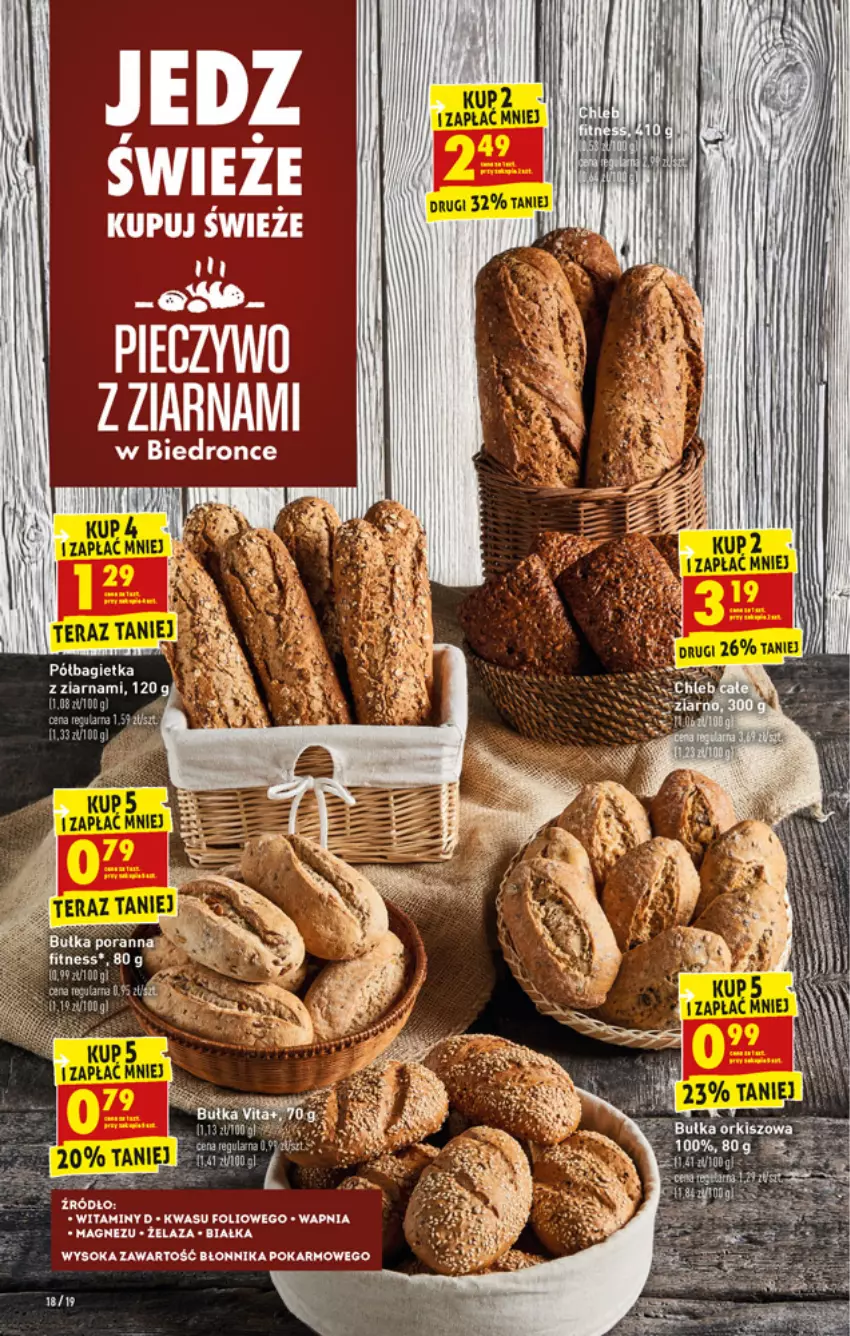 Gazetka promocyjna Biedronka - W tym tygodniu - ważna 21.06 do 27.06.2021 - strona 18 - produkty: Bagietka, Dron, Fa, LG, Magnez, Piec, Pieczywo, Półbagietka, Rura