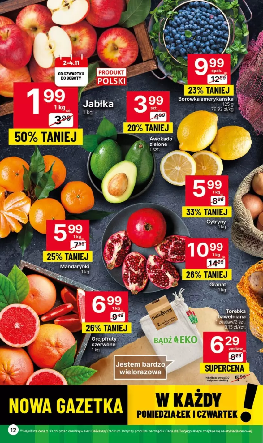 Gazetka promocyjna Delikatesy Centrum - Gazetka DC43 czw-sr - ważna 02.11 do 08.11.2023 - strona 12 - produkty: Borówka, Borówka amerykańska, Fa, Rum