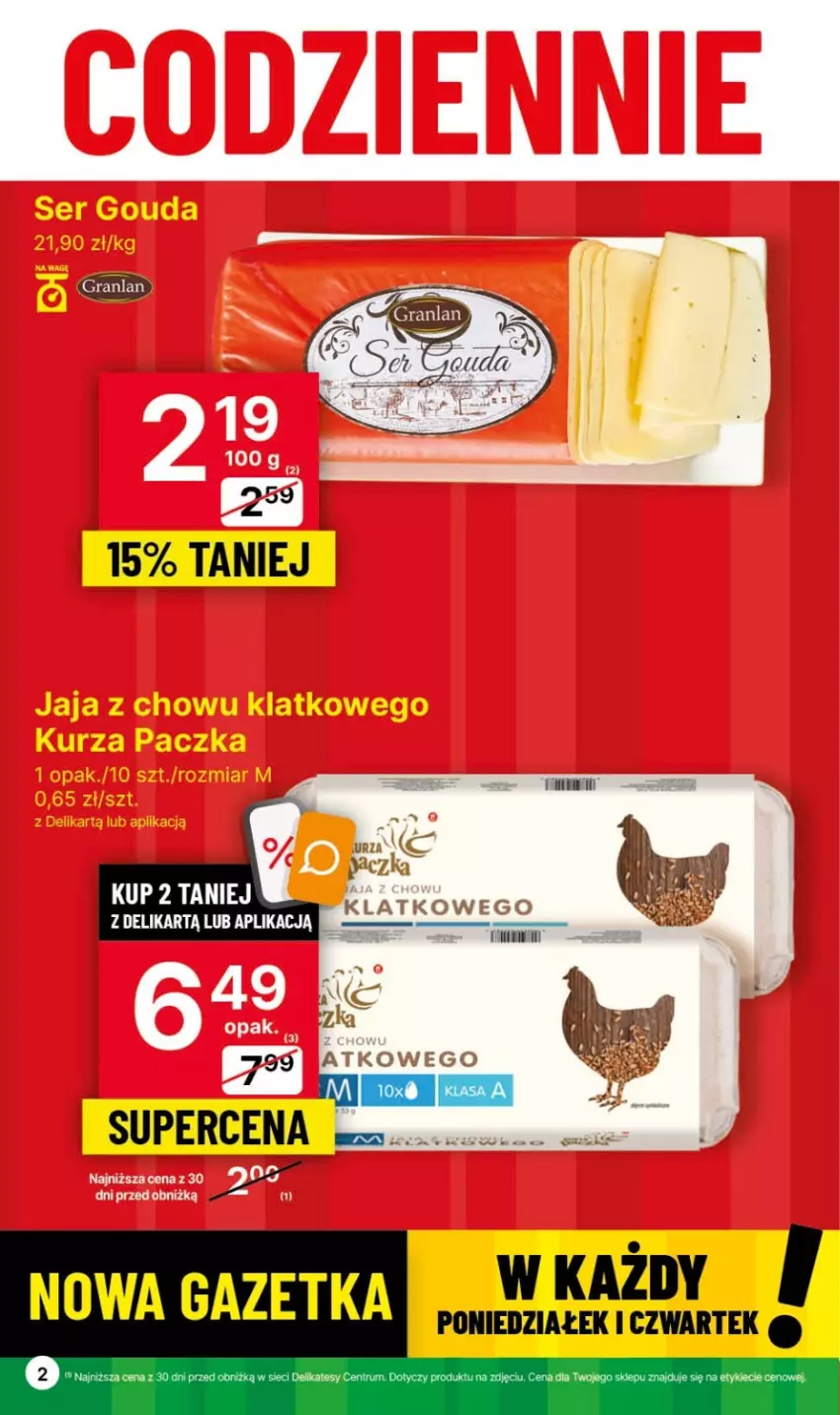 Gazetka promocyjna Delikatesy Centrum - Gazetka DC43 czw-sr - ważna 02.11 do 08.11.2023 - strona 2 - produkty: Gouda, Rum