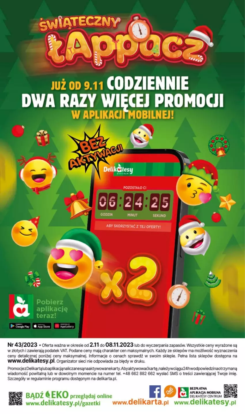 Gazetka promocyjna Delikatesy Centrum - Gazetka DC43 czw-sr - ważna 02.11 do 08.11.2023 - strona 40 - produkty: Gra