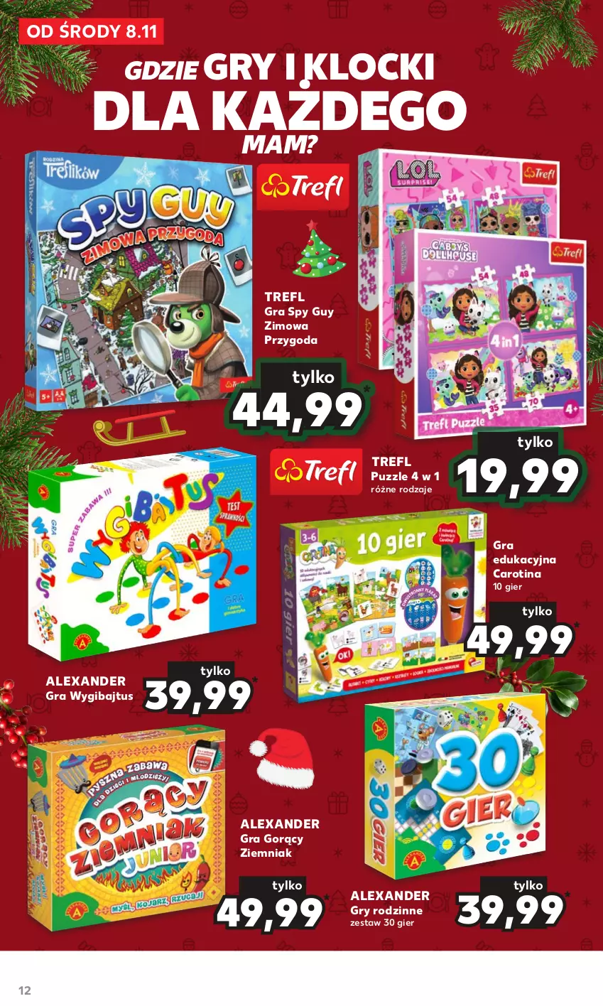 Gazetka promocyjna Kaufland - Kaufland - ważna 08.11 do 06.12.2023 - strona 12 - produkty: Gra, Gry, Klocki, Puzzle