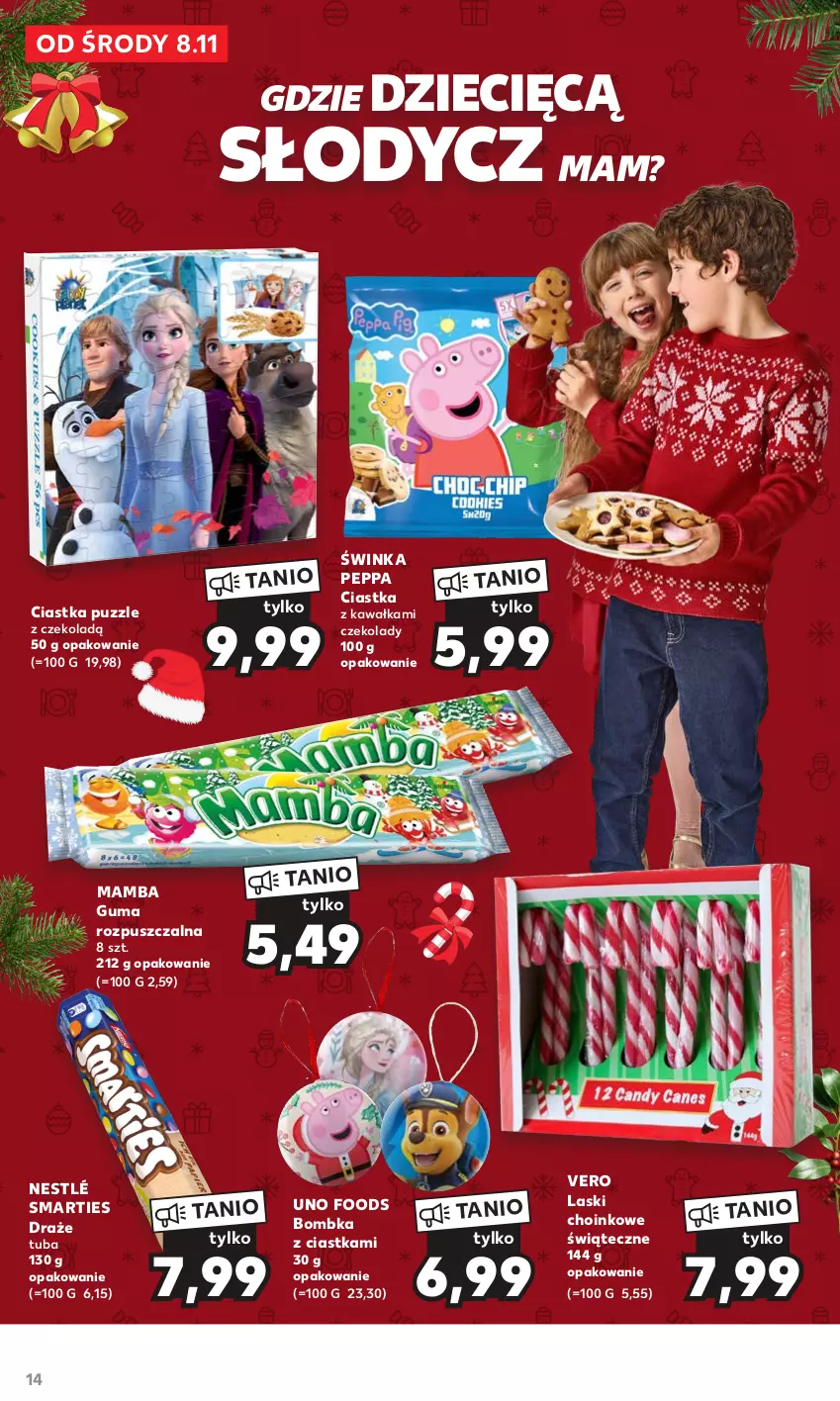 Gazetka promocyjna Kaufland - Kaufland - ważna 08.11 do 06.12.2023 - strona 14 - produkty: Ciastka, Dzieci, Guma rozpuszczalna, Inka, Kawa, Mamba, Nestlé, Puzzle