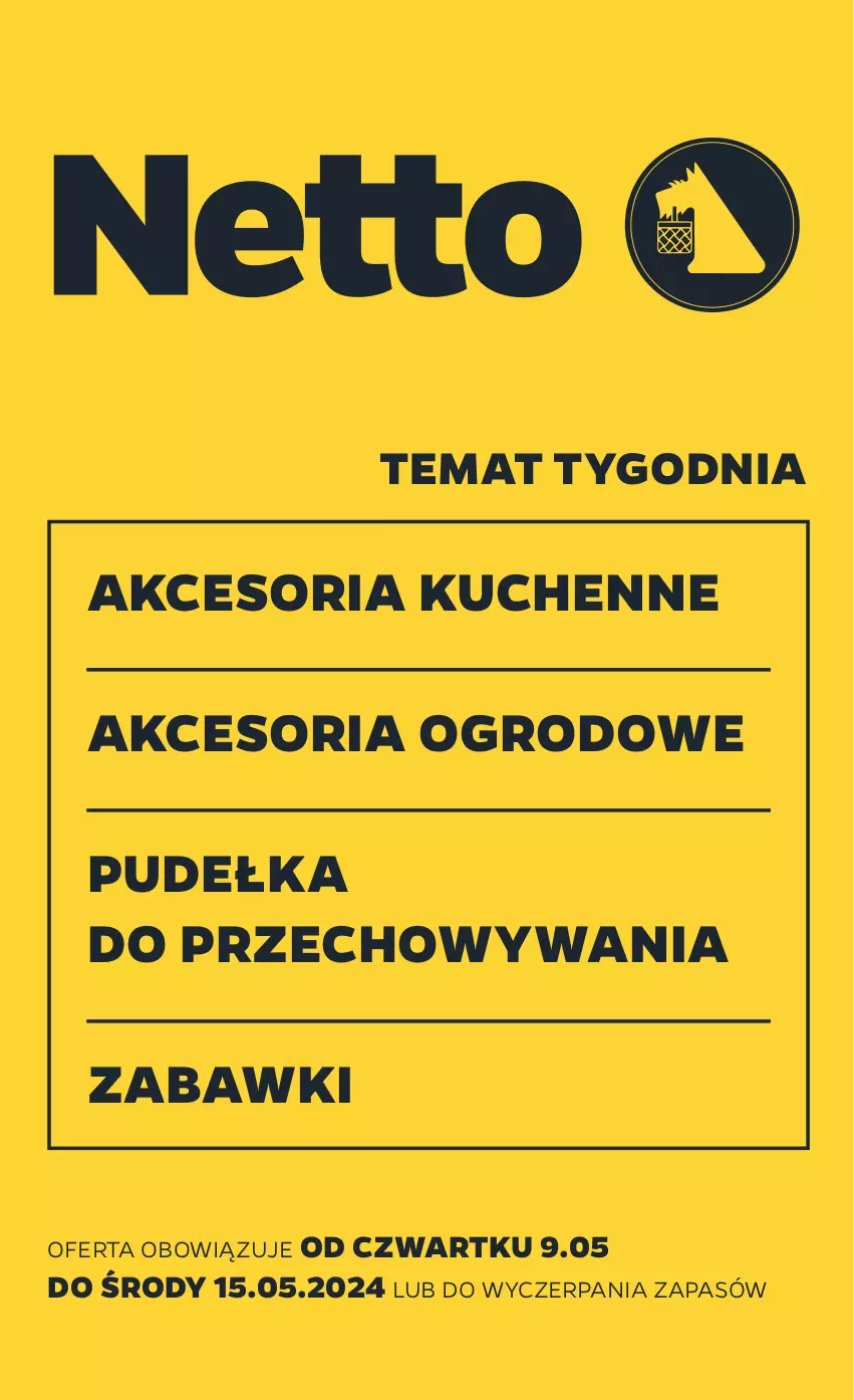 Gazetka promocyjna Netto - Akcesoria i dodatki - ważna 09.05 do 15.05.2024 - strona 1