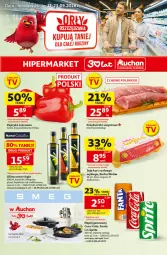 Gazetka promocyjna Auchan - Gazetka 30 Lat Hipermarket Auchan - Gazetka - ważna od 23.09 do 23.09.2026 - strona 1 - produkty: Gin, Jaja, Papryka czerwona, Papryka, Coca-Cola, Napój gazowany, Fanta, Sprite, Napój, Fa