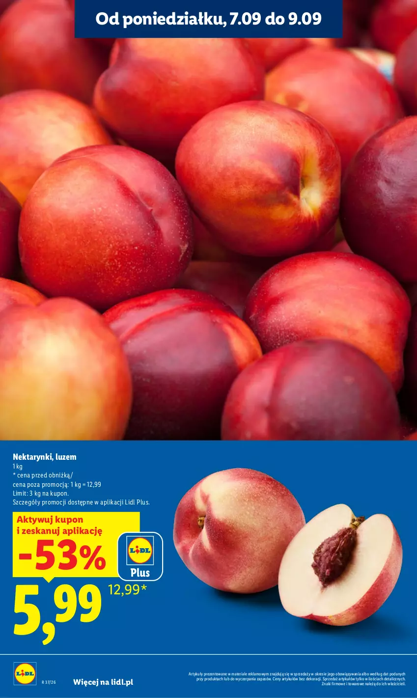 Gazetka promocyjna Lidl - Gazetka ważna od 7.09 do 9.09 - ważna 07.09 do 09.09.2026 - strona 14 - produkty: Nektar
