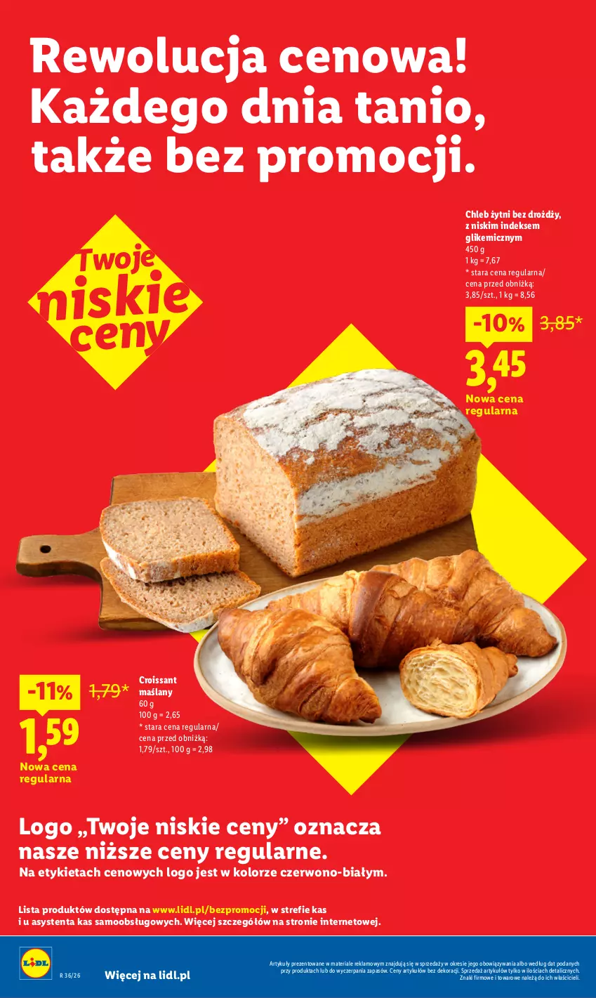 Gazetka promocyjna Lidl - Gazetka ważna od 7.09 do 9.09 - ważna 07.09 do 09.09.2026 - strona 2 - produkty: Chleb, Croissant