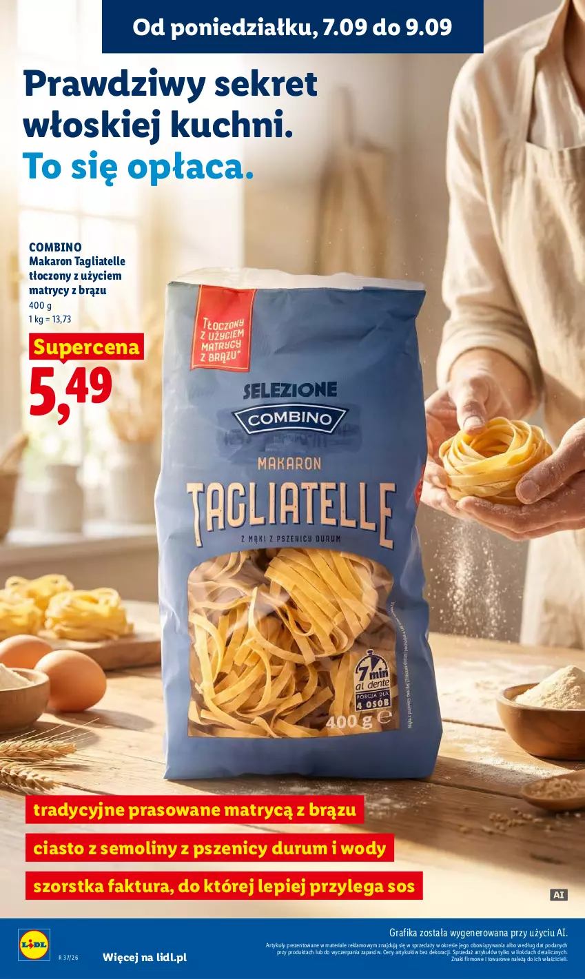 Gazetka promocyjna Lidl - Gazetka ważna od 7.09 do 9.09 - ważna 07.09 do 09.09.2026 - strona 78 - produkty: Fa, Gra, Grafika, HP, Kret, Makaron, Rum, Sos, Tagliatelle