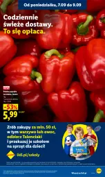 Gazetka promocyjna Lidl - Gazetka ważna od 7.09 do 9.09 - Gazetka - ważna od 09.09 do 09.09.2026 - strona 33 - produkty: Papryka czerwona, Papryka, Dzieci