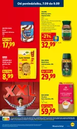 Gazetka promocyjna Lidl - Gazetka ważna od 7.09 do 9.09 - Gazetka - ważna od 09.09 do 09.09.2026 - strona 45 - produkty: Kawa rozpuszczalna, Kawa ziarnista, Bell, Kawa, Jacobs Krönung, Płatki owsiane, Bella, Jacobs, Kakao