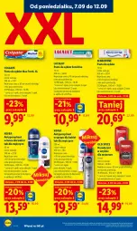 Gazetka promocyjna Lidl - Gazetka ważna od 7.09 do 9.09 - Gazetka - ważna od 09.09 do 09.09.2026 - strona 56 - produkty: Old Spice, Dezodorant, Pasta do zębów, Lacalut, Colgate, Antyperspirant, Sensodyne, Nivea, LG