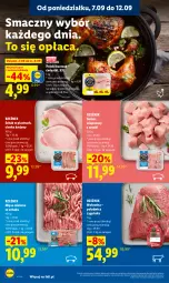 Gazetka promocyjna Lidl - Gazetka ważna od 7.09 do 9.09 - Gazetka - ważna od 09.09 do 09.09.2026 - strona 64 - produkty: Kurczak, Polędwica, Mięso mielone, Wołowina, Mięso