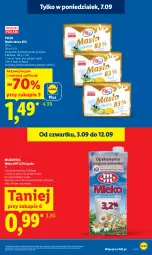 Gazetka promocyjna Lidl - Gazetka ważna od 7.09 do 9.09 - Gazetka - ważna od 09.09 do 09.09.2026 - strona 7 - produkty: Mlekovita, Pilos, Masło, Mleko