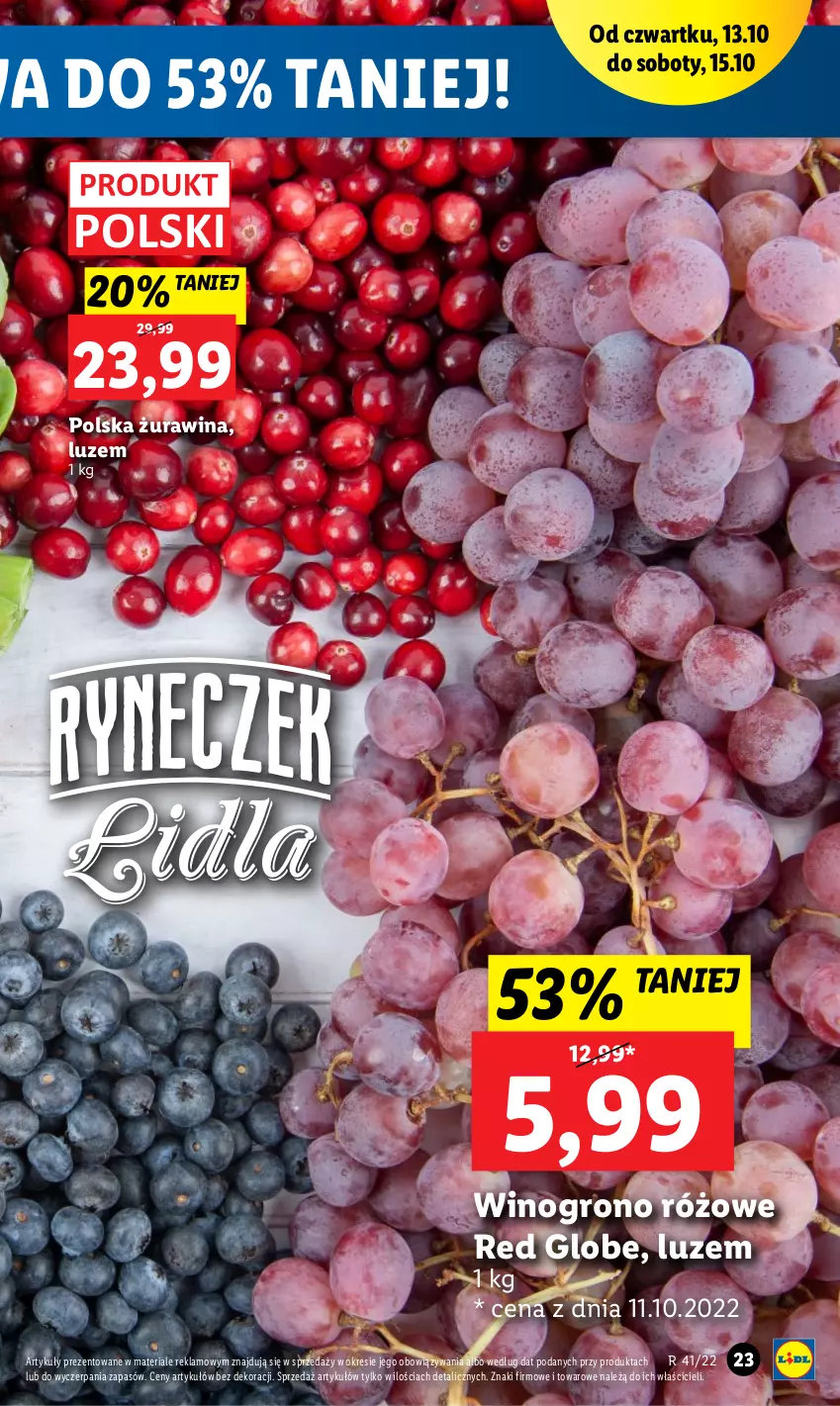 Gazetka promocyjna Lidl - GAZETKA - ważna 13.10 do 15.10.2022 - strona 23 - produkty: Wino