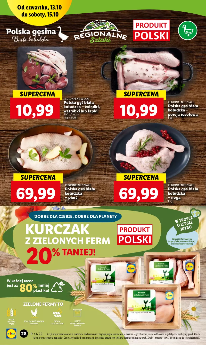 Gazetka promocyjna Lidl - GAZETKA - ważna 13.10 do 15.10.2022 - strona 28 - produkty: Kurczak, Por, Wazon