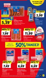 Gazetka promocyjna Lidl - GAZETKA - Gazetka - ważna od 15.10 do 15.10.2022 - strona 33 - produkty: Piec, Krakus, Ser, Gra, Szynka wieprzowa, Pasztet, Kiełbaski pieprzowe, Szynka konserwowa, Szynka, PIKOK, Pieprz, Kiełbasa, Kiełbasa śląska