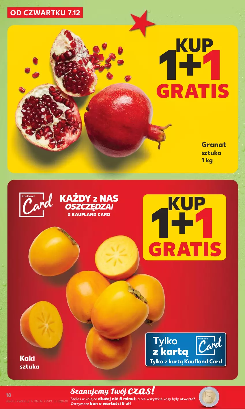 Gazetka promocyjna Kaufland - Gazetka tygodnia - ważna 07.12 do 13.12.2023 - strona 18 - produkty: Gra, Granat, Kaki, Olej