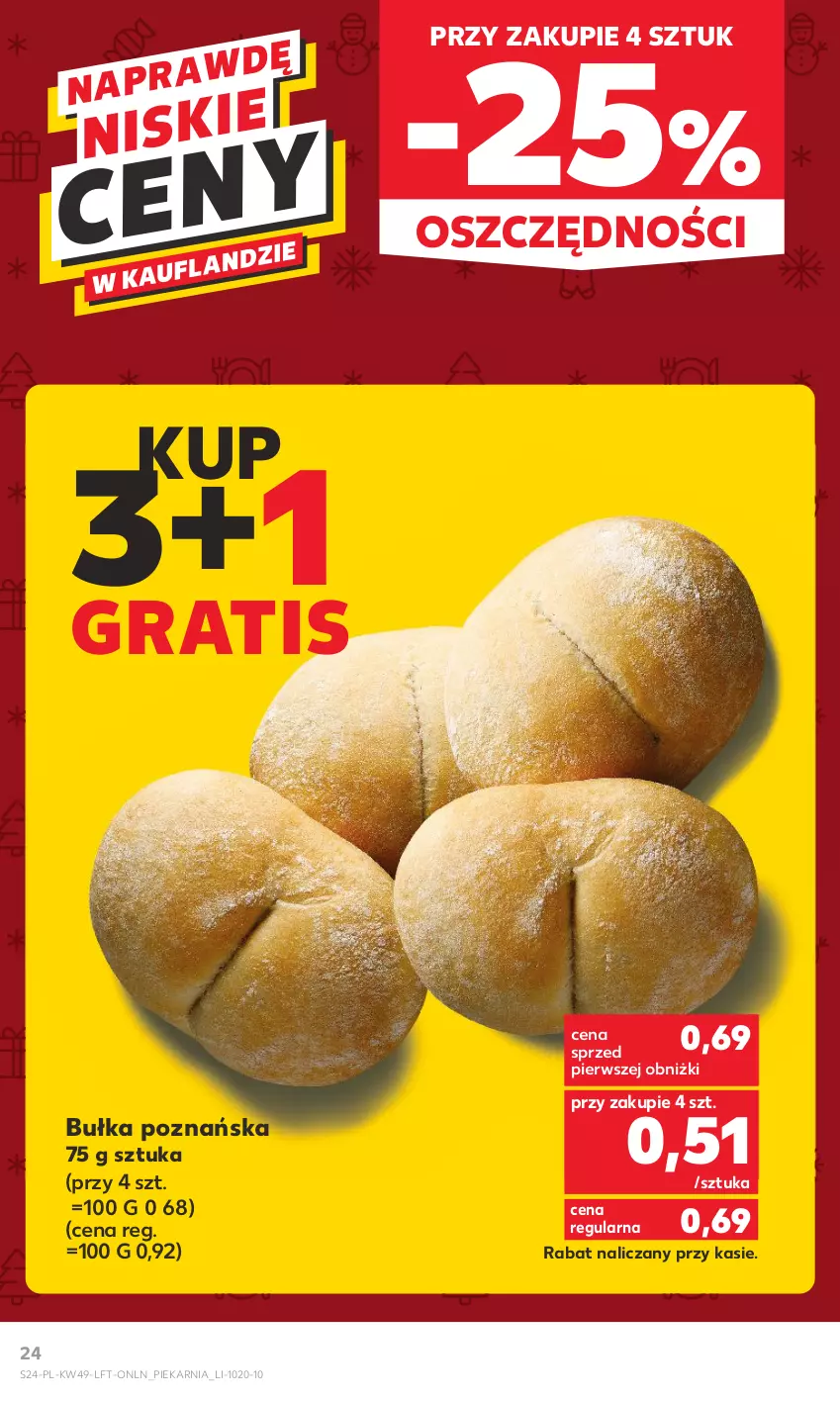 Gazetka promocyjna Kaufland - Gazetka tygodnia - ważna 07.12 do 13.12.2023 - strona 24 - produkty: Bułka, Gra