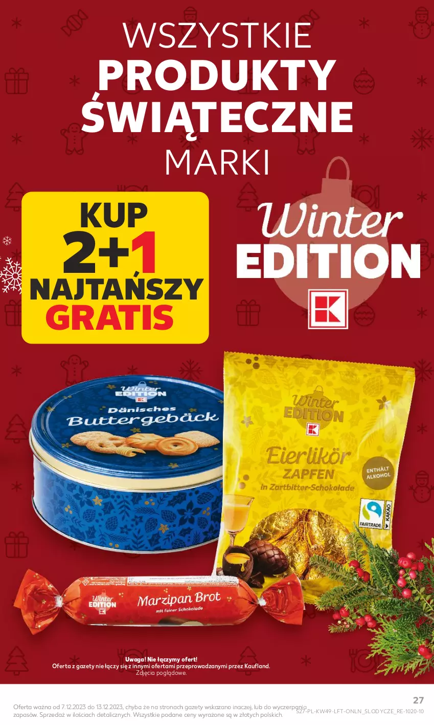 Gazetka promocyjna Kaufland - Gazetka tygodnia - ważna 07.12 do 13.12.2023 - strona 27 - produkty: Gra, Lody, Waga