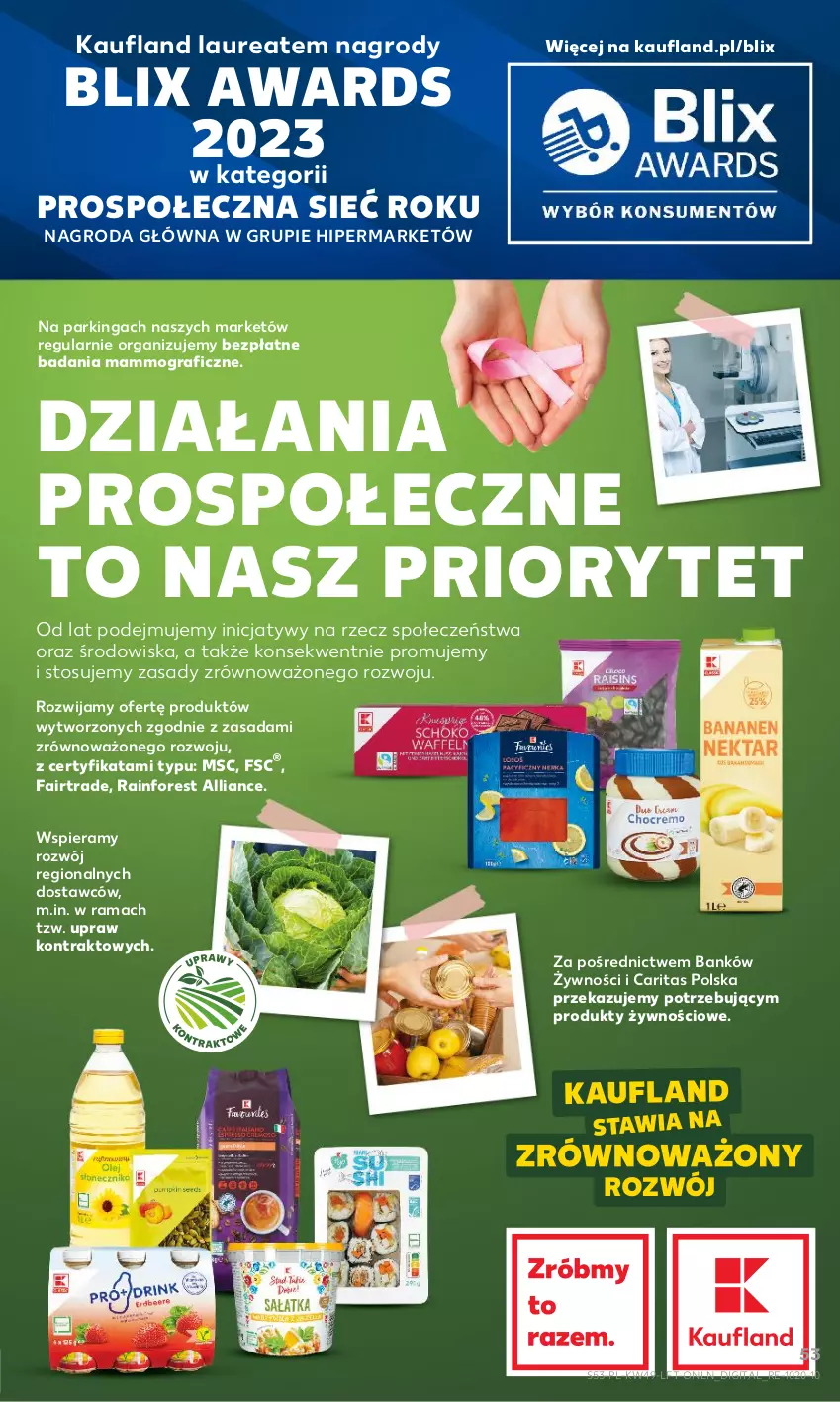 Gazetka promocyjna Kaufland - Gazetka tygodnia - ważna 07.12 do 13.12.2023 - strona 53 - produkty: Fa, Gra, Laur, O nas, Rama