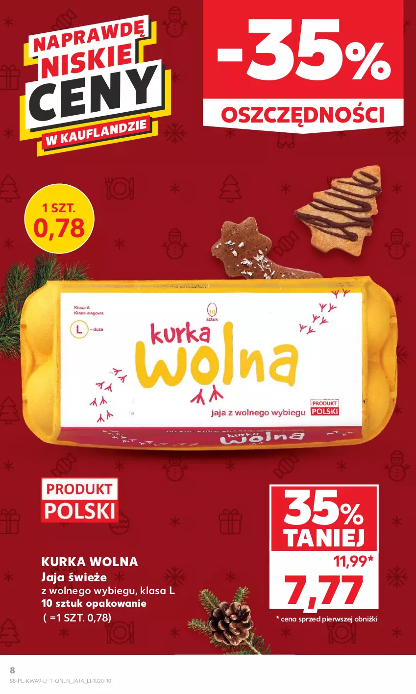 Gazetka promocyjna Kaufland - Gazetka tygodnia - ważna 07.12 do 13.12.2023 - strona 8 - produkty: Jaja