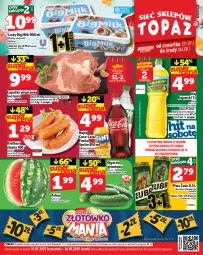Gazetka promocyjna Topaz - Gazetka - Gazetka - ważna od 06.08 do 06.08.2025 - strona 1 - produkty: Piwa, Kujawski, Top, Por, Gra, Waga, Olej, Kiełbasa