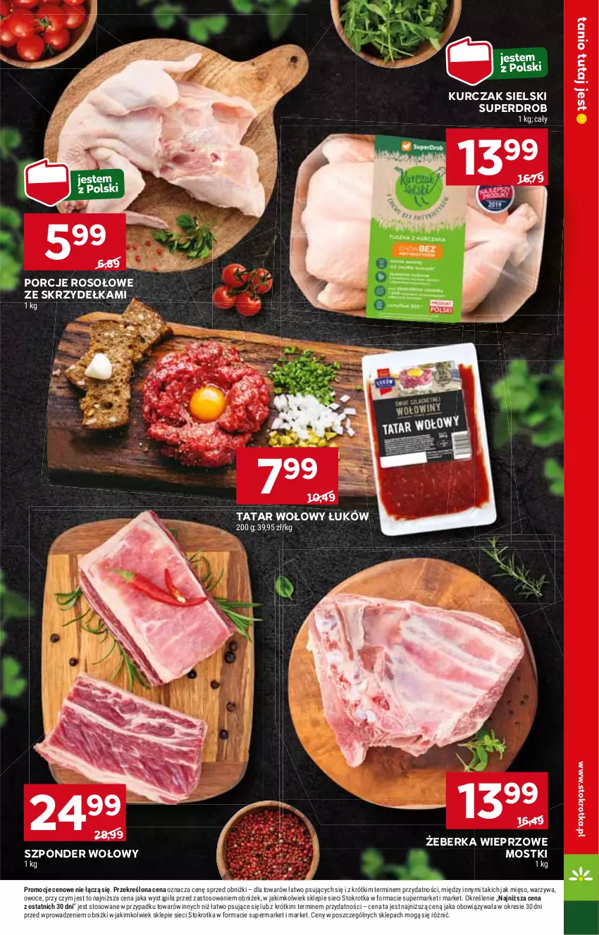 Gazetka promocyjna Stokrotka - Market - ważna 27.06 do 03.07.2024 - strona 7 - produkty: HP, Kurczak, Por, Szponder wołowy, Tatar wołowy