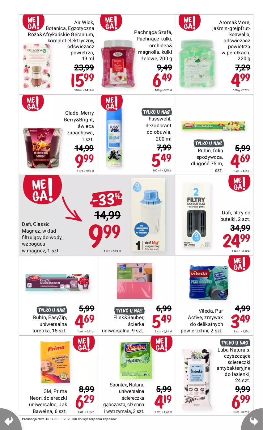 Gazetka promocyjna Rossmann - 16 Listopad - ważna 16.11 do 30.11.2021 - strona 12 - produkty: Dezodorant, Pur, Rubin, Vileda