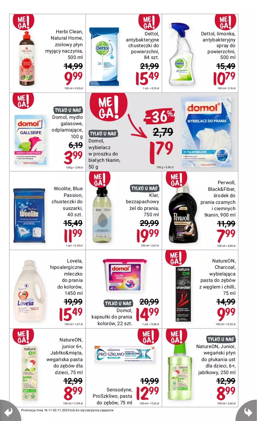 Gazetka promocyjna Rossmann - 16 Listopad - ważna 16.11 do 30.11.2021 - strona 13 - produkty: Dettol, Woolite