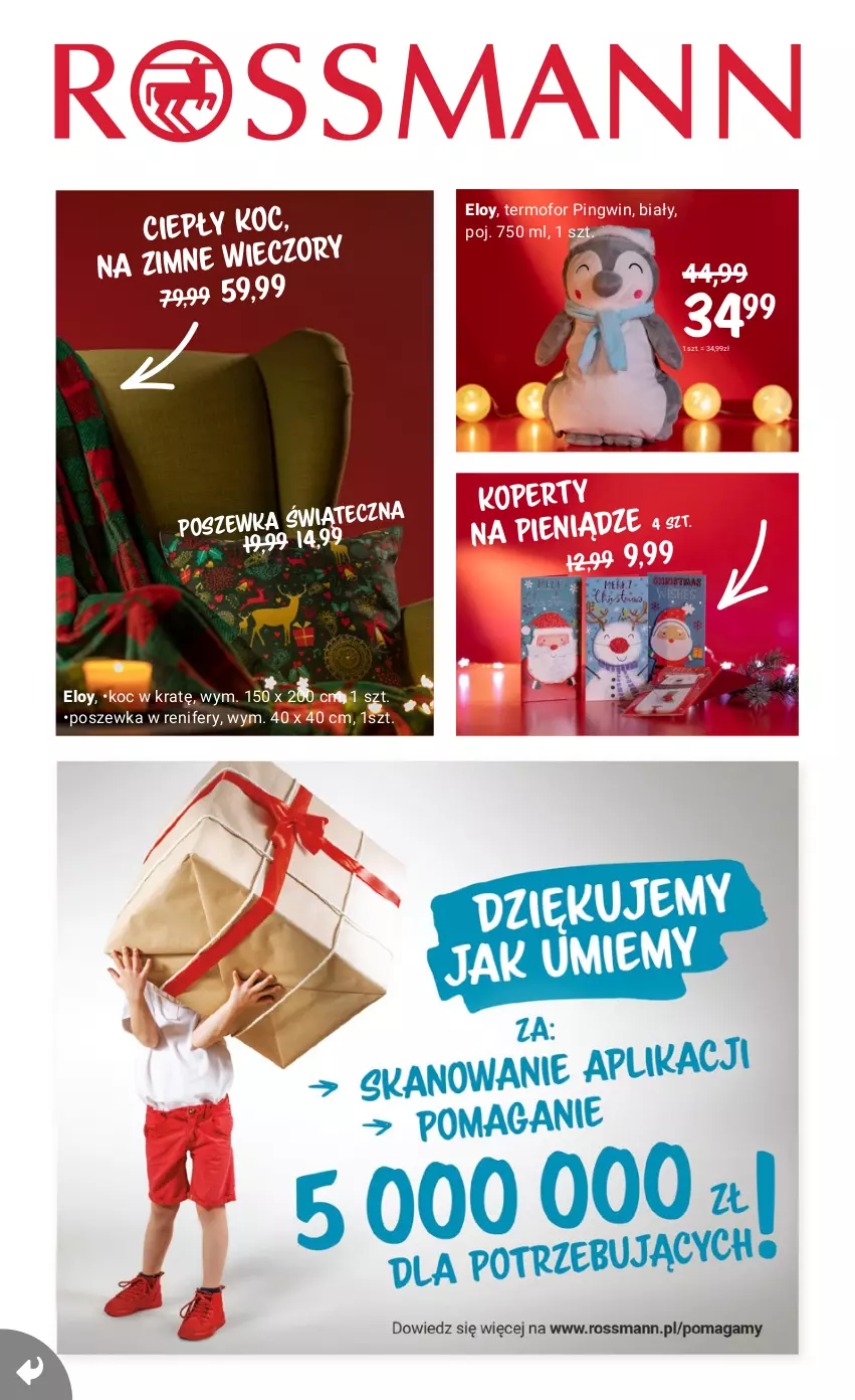 Gazetka promocyjna Rossmann - 16 Listopad - ważna 16.11 do 30.11.2021 - strona 20 - produkty: Koc, Poszewka