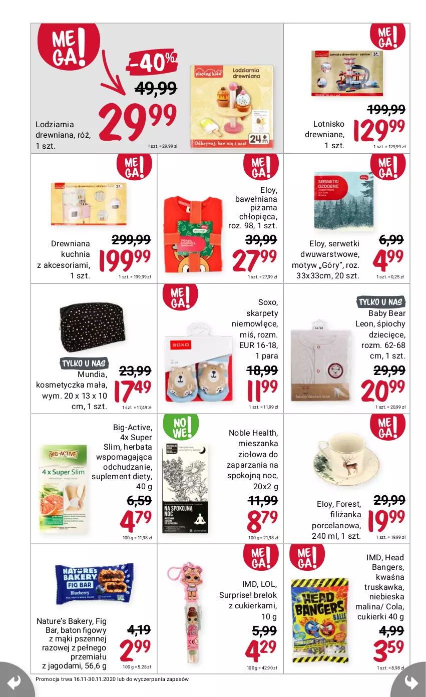 Gazetka promocyjna Rossmann - 16 Listopad - ważna 16.11 do 30.11.2021 - strona 4 - produkty: Cukier, Cukierki, Drewniana kuchnia, Herbata, Kuchnia, Ser, Serwetki