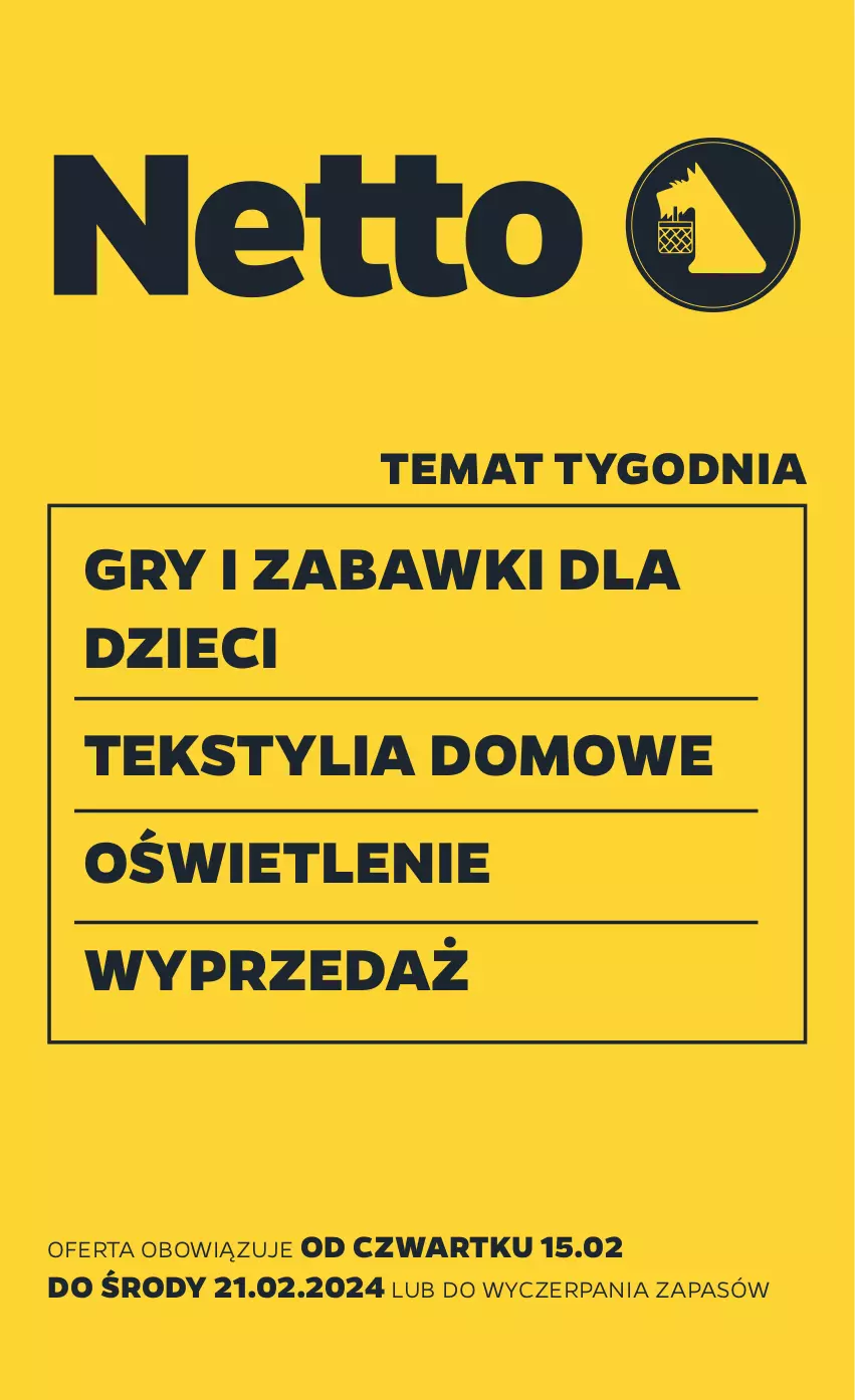 Gazetka promocyjna Netto - Akcesoria i dodatki - ważna 15.02 do 21.02.2024 - strona 1 - produkty: Dzieci, Gry